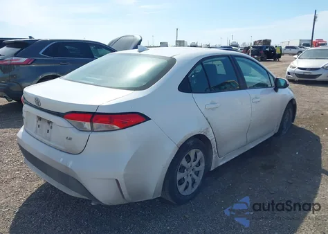 2020 Toyota Corolla Le z USA, uszkodzony, nr VIN 5YFEPRAE8LP020636